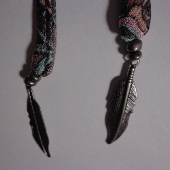 BRAND NEW Wrap Paisley Dress 2 Dusty Rose Short Raglan Sleeves Scoop Tie Neck - Picture 15 of 16